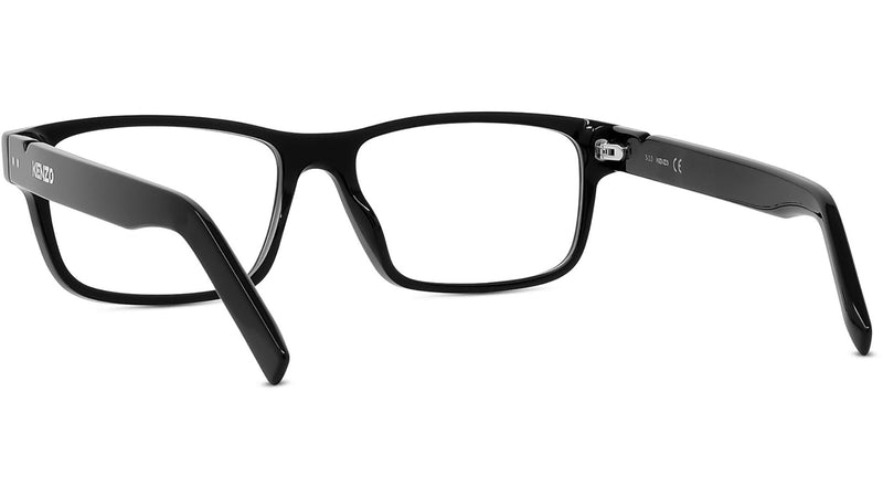 Youthful Energy Black Rectangular Eyeglasses