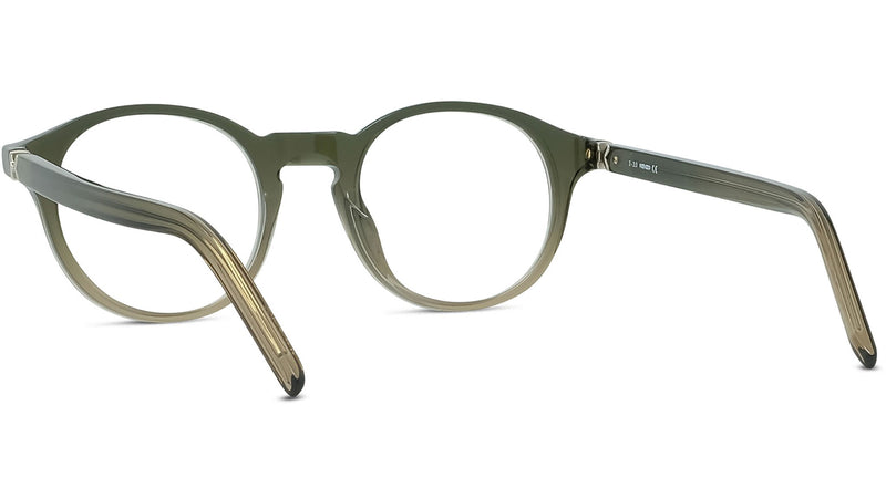 K Logo Green Round Eyeglasses