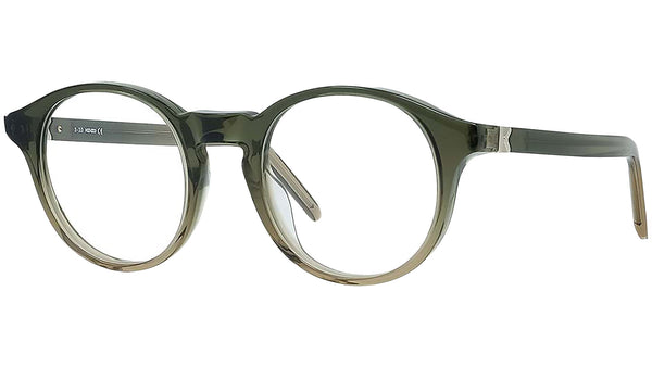 K Logo Green Round Eyeglasses