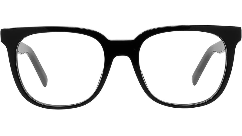 Youthful Energy Black Square Eyeglasses