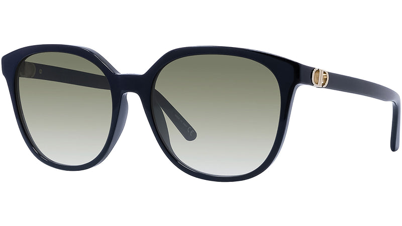 30MontaigneMini SI Black Rectangular Sunglasses