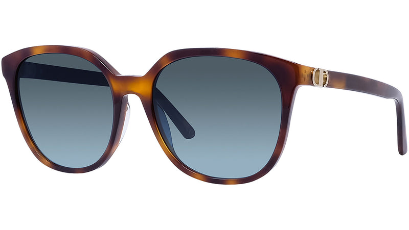 30MontaigneMini SI Havana Rectangular Sunglasses