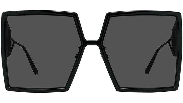 30Montaigne SU Black Square Sunglasses