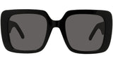 WilDior S3U Black Square Sunglasses