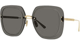 UltraDior SU Yellow Square Sunglasses