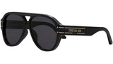 DiorSignature A1U Black Pilot Sunglasses