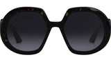 DiorBobby R1U Havana Geometric Sunglasses