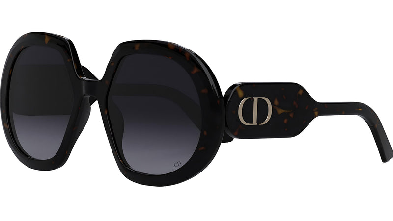 DiorBobby R1U Havana Geometric Sunglasses