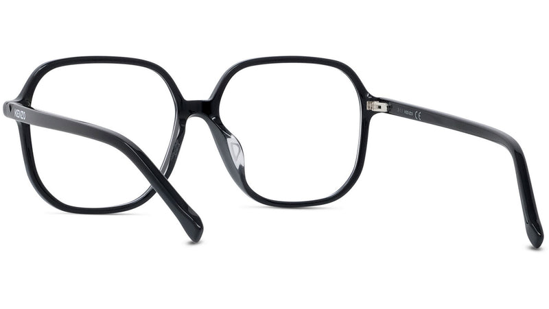 Youthful Energy Thin Black Rectangular Eyeglasses