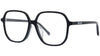 Youthful Energy Thin Black Rectangular Eyeglasses