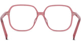 Youthful Energy Thin Rose Rectangular Eyeglasses