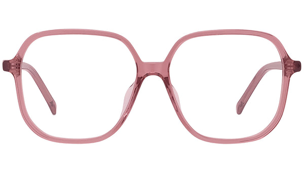 Youthful Energy Thin Rose Rectangular Eyeglasses