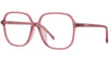 Youthful Energy Thin Rose Rectangular Eyeglasses