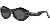 DiorSignature B1U Black Cat Eye Sunglasses