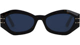 DiorSignature B1U Havana Butterfly Sunglasses