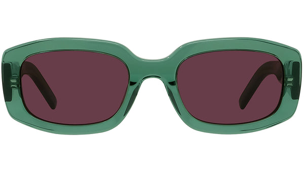 Youthful Energy Green Rectangular Sunglasses