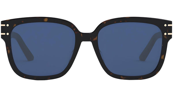 DiorSignature S7F Havana Square Sunglasses