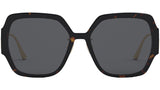 30Montaigne S6U Havana Square Sunglasses