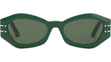 DiorSignature B1U Green Butterfly Sunglasses