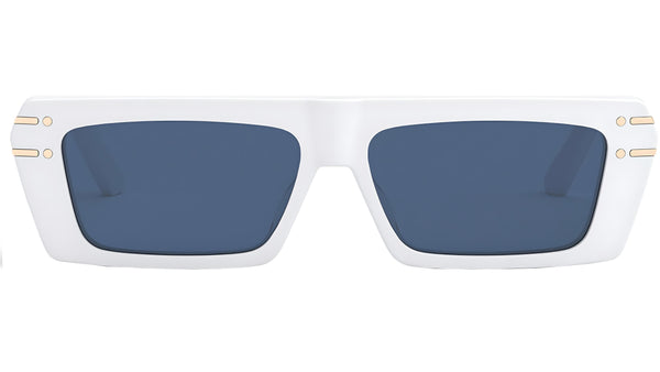 DiorSignature S2U White Geometric Sunglasses