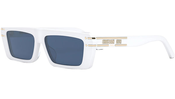 DiorSignature S2U White Geometric Sunglasses