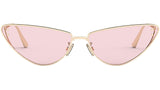 MissDior B1U Gold Cat Eye Sunglasses