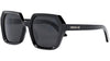 DiorMidnight S2F Black Geometric Sunglasses