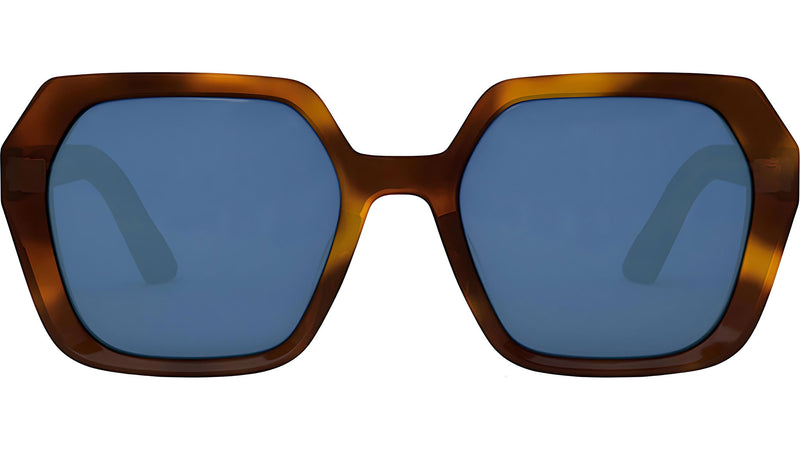 DiorMidnight S2F Havana Geometric Sunglasses