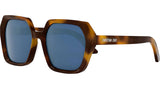 DiorMidnight S2F Havana Geometric Sunglasses