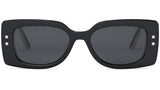 DiorPacific S1U Black Geometric Sunglasses