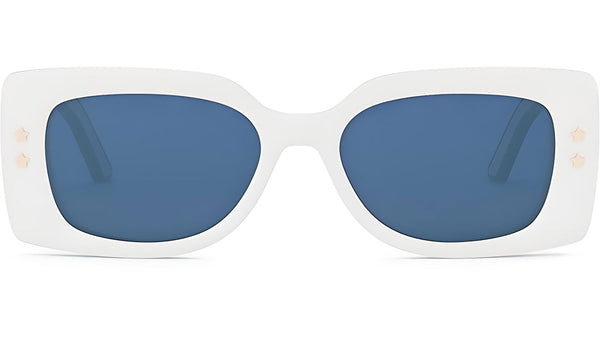 DiorPacific S1U White Geometric Sunglasses