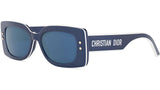 DiorPacific S1U Navy Geometric Sunglasses