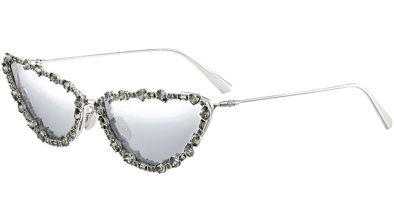 MissDior B1U Silver Cat eye Sunglasses