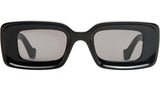 Anagram Black Rectangular Sunglasses