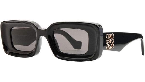 Anagram Black Rectangular Sunglasses