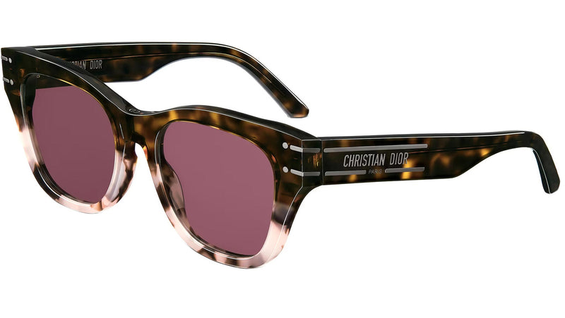 DiorSignature B4I Havana Butterfly Sunglasses