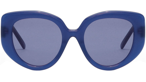 Curvy Blue Butterfly Sunglasses