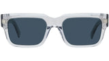 GV Day Transparent Light Grey Geometric Sunglasses