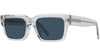 GV Day Transparent Light Grey Geometric Sunglasses