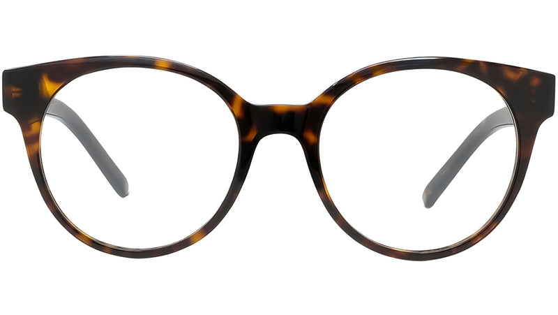 GV Day Brown Round Eyeglasses