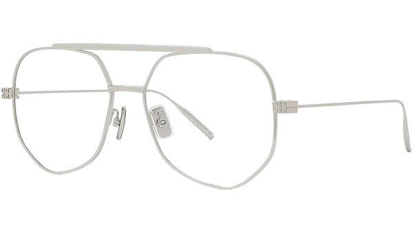 GV Speed Silver Geometric Eyeglasses