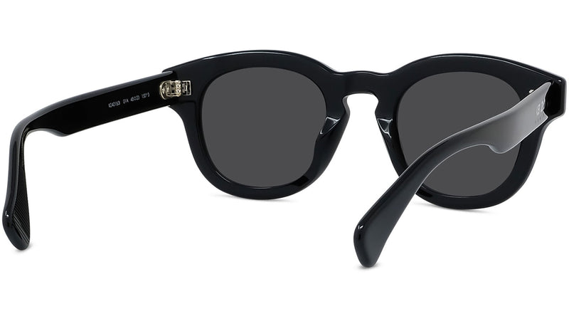 Boke Flower Black Round Sunglasses