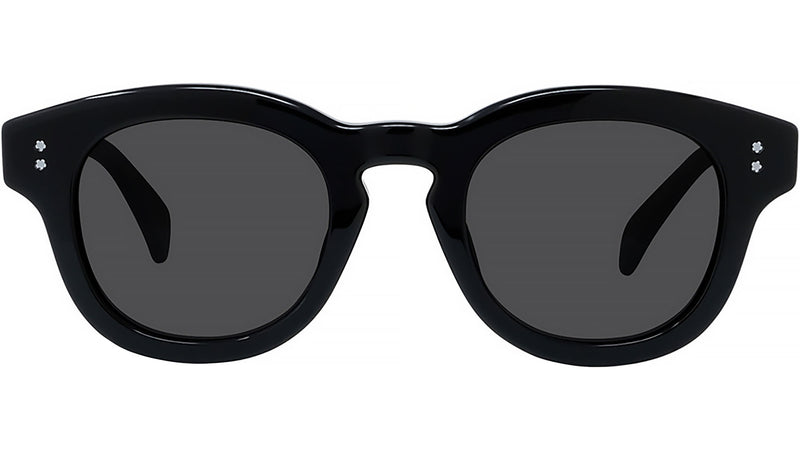 Boke Flower Black Round Sunglasses