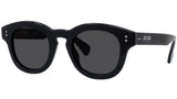 Boke Flower Black Round Sunglasses