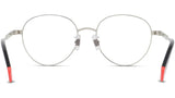 AKA Silver Round Eyeglasses