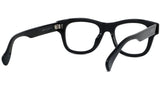 Boke Flower Black Rectangular Eyeglasses