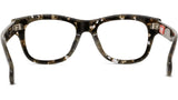 Boke Flower Havana Rectangular Eyeglasses