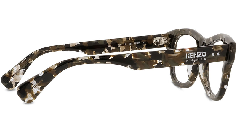 Boke Flower Havana Rectangular Eyeglasses