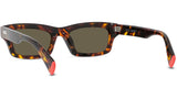 AKA Havana Rectangular Sunglasses