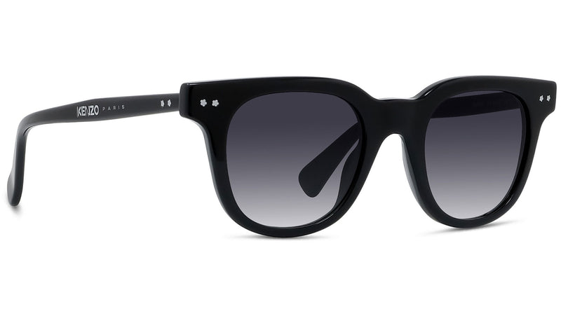 Boke Flower Black Geometric Sunglasses